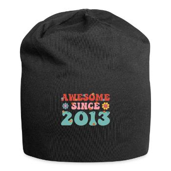 Fantastisch seit 2013 Groovy Birthday - Jersey-Beanie - Schwarz - Vorne