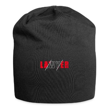 Lawyer Costume - Funny Law Student - Jersey Beanie - black - Front