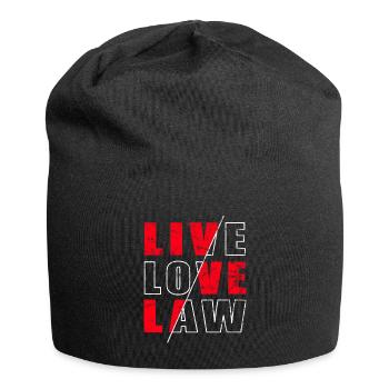 Lawyer Costume - Funny Law Student - Jersey Beanie - black - Front