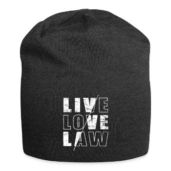 Lawyer Costume - Funny Law Student - Jersey Beanie - charcoal grey - Front