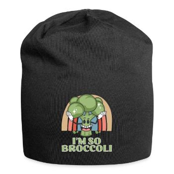 Broccoli Broccoli Vegetables Vegan - Jersey Beanie - black - Front
