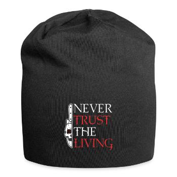 Never trust the living - Jersey-Beanie - Schwarz - Vorne