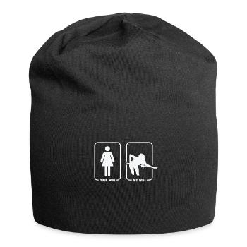 Pocketologist Billard Piscine Billard 8 Femme - Bonnet en jersey - noir - Devant