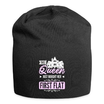 Cette reine vient d’acheter son premier appartement - Bonnet en jersey - noir - Devant