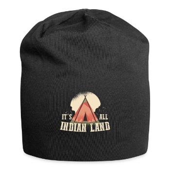 Son cadeau amérindien all Indian Land - Bonnet en jersey - noir - Devant