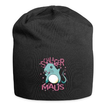 Schlagerparty Costume Schlager Schlager evening - Jersey Beanie - black - Front