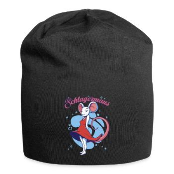 Schlagerparty Costume Schlager Schlager evening - Jersey Beanie - black - Front