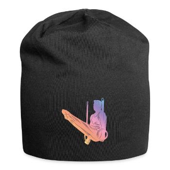 Gymnastics Silhouette - Jersey-Beanie - Schwarz - Vorne