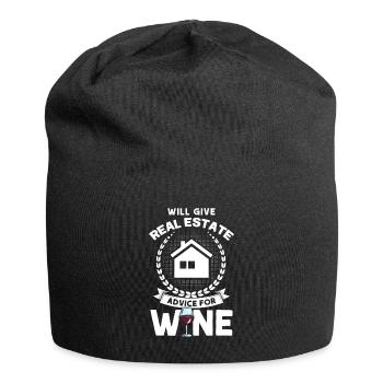 Real Estate Agent Broker Profession Real Estate - Jersey Beanie - black - Front