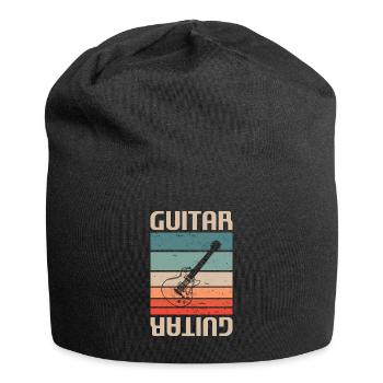 Instrument de guitare classique vintage rétro Guita - Bonnet en jersey - noir - Devant