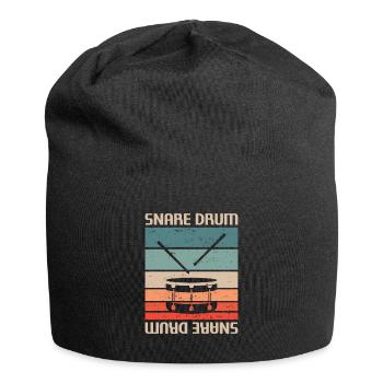 Retro Vintage Classic Snare Drum Instrument - Jersey-Beanie - Schwarz - Vorne