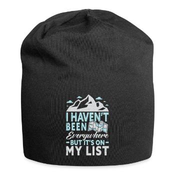 Camping en plein air Randonnée Backpacking - Bonnet en jersey - noir - Devant