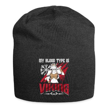 Norse Viking Mythology Drinking Design for Viking - Jersey-Beanie - Anthrazit - Vorne