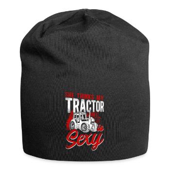 Farming Farmer Tractor Tractor - Jersey-Beanie - Schwarz - Vorne