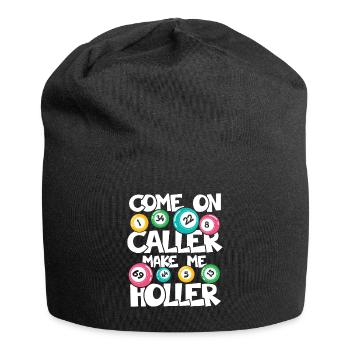 COME ON CALLER MAKE ME HOLLER - Jersey-Beanie - Schwarz - Vorne