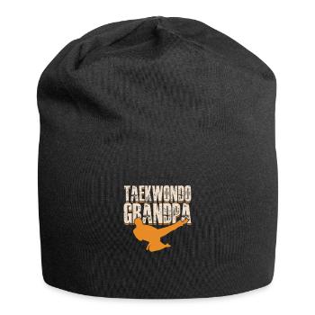 Taekwondo Opa Tae Kwon Do Kampfsport Geschenk - Jersey-Beanie - Schwarz - Vorne