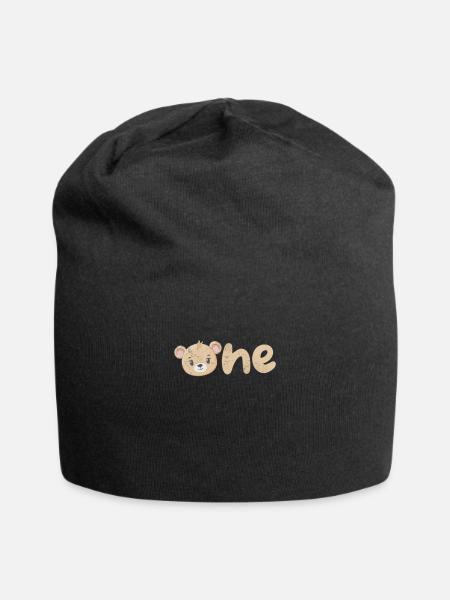 Nounours - Bonnet en jersey - noir