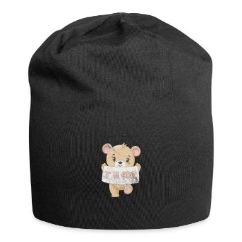 Teddy bear - Jersey Beanie - black - Front