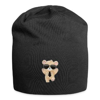 Nounours - Bonnet en jersey - noir - Devant