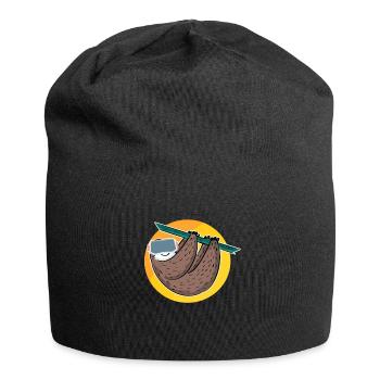 VR Virtual Reality - Jersey-Beanie - Schwarz - Vorne