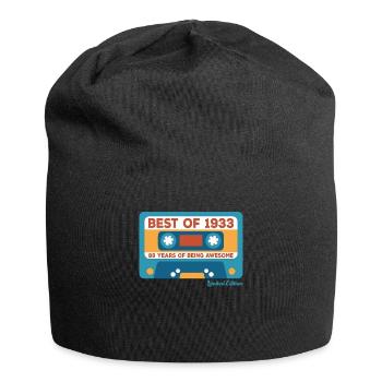 1933 Vintage Vintage Retro Birthday Gift - Jersey Beanie - black - Front