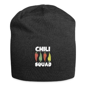 Chili Jalapenos Habaneros Carolina Reaper - Jersey-Beanie - Anthrazit - Vorne
