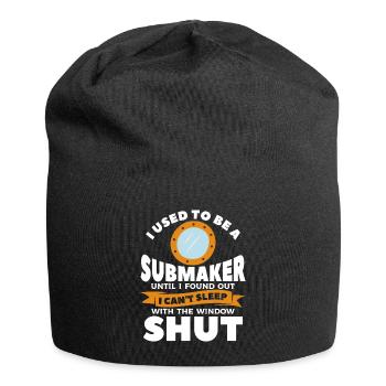 J’étais un sous-fabricant jusqu’à ce que je découvre que je ne pouvais pas - Bonnet en jersey - noir - Devant