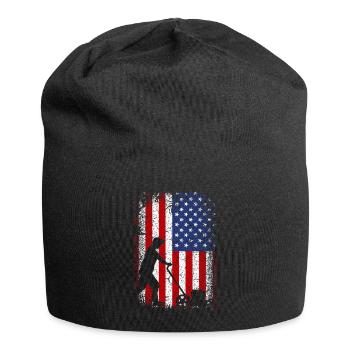 Usa american flag landscapers 4th of july - Jersey-Beanie - Schwarz - Vorne