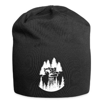 Tronçonneuse Axe Forester Bûcheron Scie Chaîne - Bonnet en jersey - noir - Devant