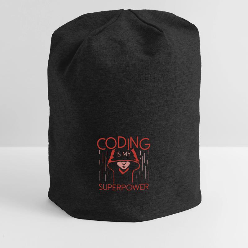 Coding Ist Meine Superkraft Programmierer Coder Jersey-Beanie