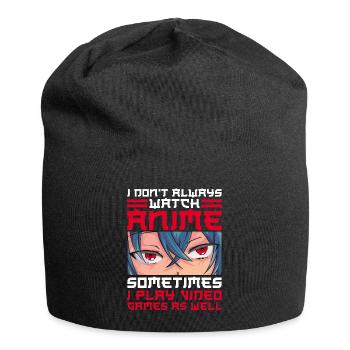 Anime Gamer Jeux vidéo Jeux de hasard Manga - Bonnet en jersey - noir - Devant