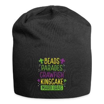 Pearl Parades Lobster Kingcake - Jersey Beanie - black - Front