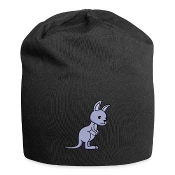 Kangaroo Comic - Jersey-Beanie - Schwarz - Vorne