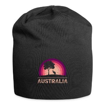 Australie Zoo Pouch Amoureux australien des animaux - Bonnet en jersey - noir - Devant