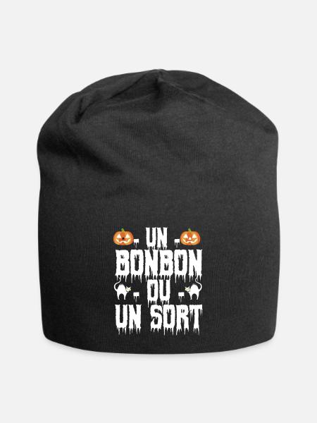 un bonbon ou un sort - Bonnet en jersey - noir