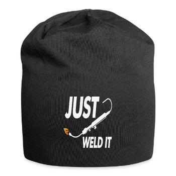 Just Weld It Welding Quotes - Jersey Beanie - black - Front