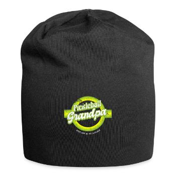 Retro Pickleball Grandpa Stay Out Of My Kitchen Shirt - Jersey Beanie - black - Front