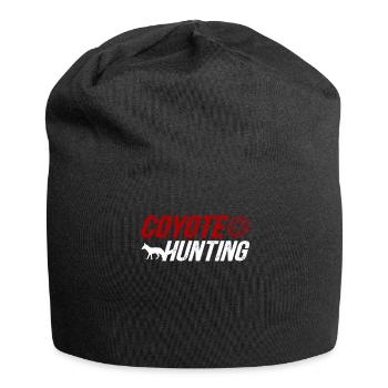 Kojotenjagd Kojote Geschenk - Jersey-Beanie - Schwarz - Vorne