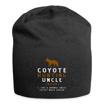 Kojotenjagd Kojote Geschenk - Jersey-Beanie - Schwarz - Vorne