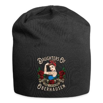 Oberhausen Frau Geschenk daughters of Oberhausen - Jersey-Beanie - Schwarz - Vorne