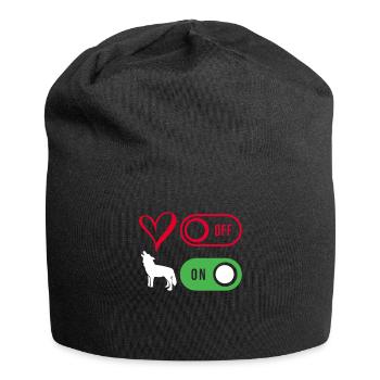 Kojotenjagd Kojote Geschenk - Jersey-Beanie - Schwarz - Vorne