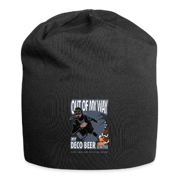 Diving deco beer out of the way gift - Jersey Beanie - black - Front