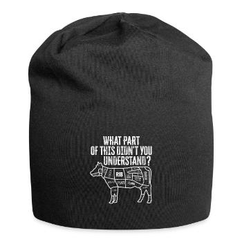 Butcher Butcher Butcher Butcher’s Gift - Bonnet en jersey - noir - Devant