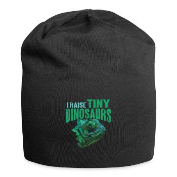 Herpétologiste des reptiles lézards caméléons - Bonnet en jersey - noir - Devant