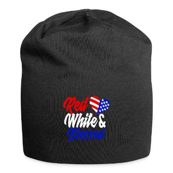 Amérique États-Unis Américain Américain - Bonnet en jersey - noir - Devant