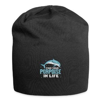 Meeresbiologie Meer Meeresbiologe Biolgie Geschenk - Jersey-Beanie - Schwarz - Vorne