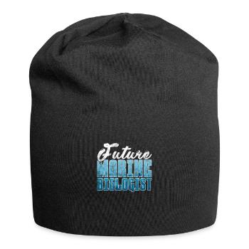 Meeresbiologie Meer Meeresbiologe Biolgie Geschenk - Jersey-Beanie - Schwarz - Vorne