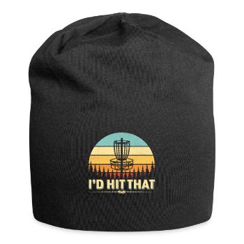 I'd Hit That Funny Disc Golfer - Jersey-Beanie - Schwarz - Vorne