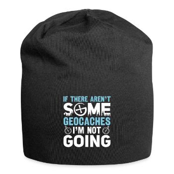 Geocaching Geocacher Cadeau - Bonnet en jersey - noir - Devant