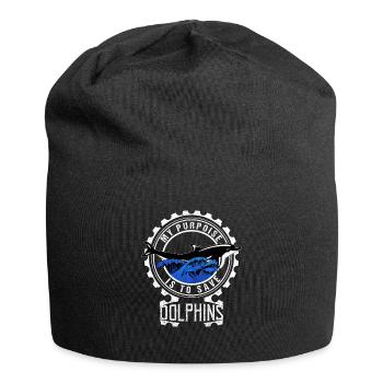 Delfin Delfine - Jersey-Beanie - Schwarz - Vorne